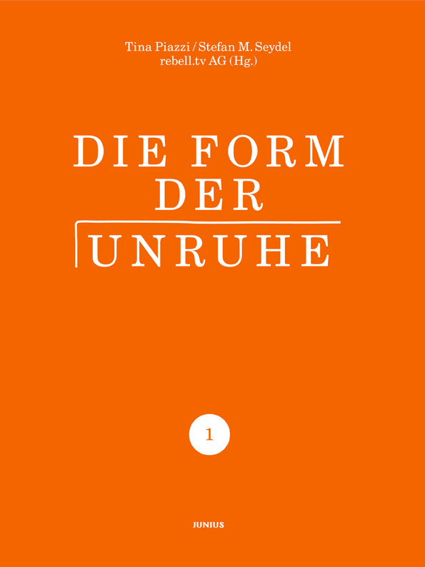 Die Form der Unruhe, Bild: Titelseite.