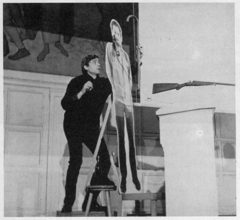 Action-Teaching "A-Männer, B-Männer", Bild: Hochschule für Bildende Künste Hamburg 1966 © Anke Grundmann.