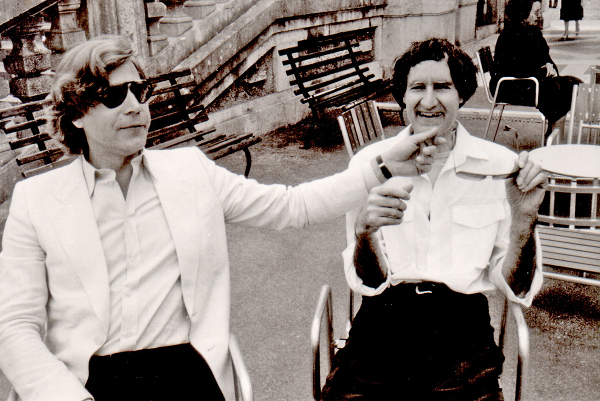 Bazon Brock und Lucius Burckhardt, 1982