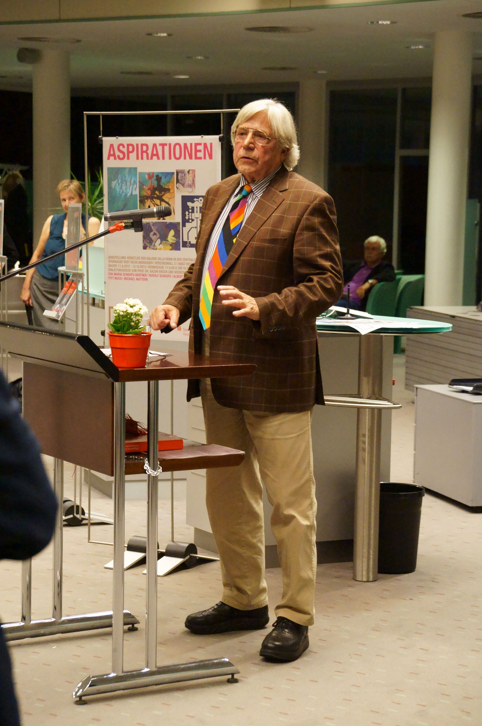 Eröffnungsvortrag "Künstler der Galerie Villa Hühn (Gevelsberg) in Recklinghausen", Bild: Foto: Jutta Hühn, 11.09.2012..