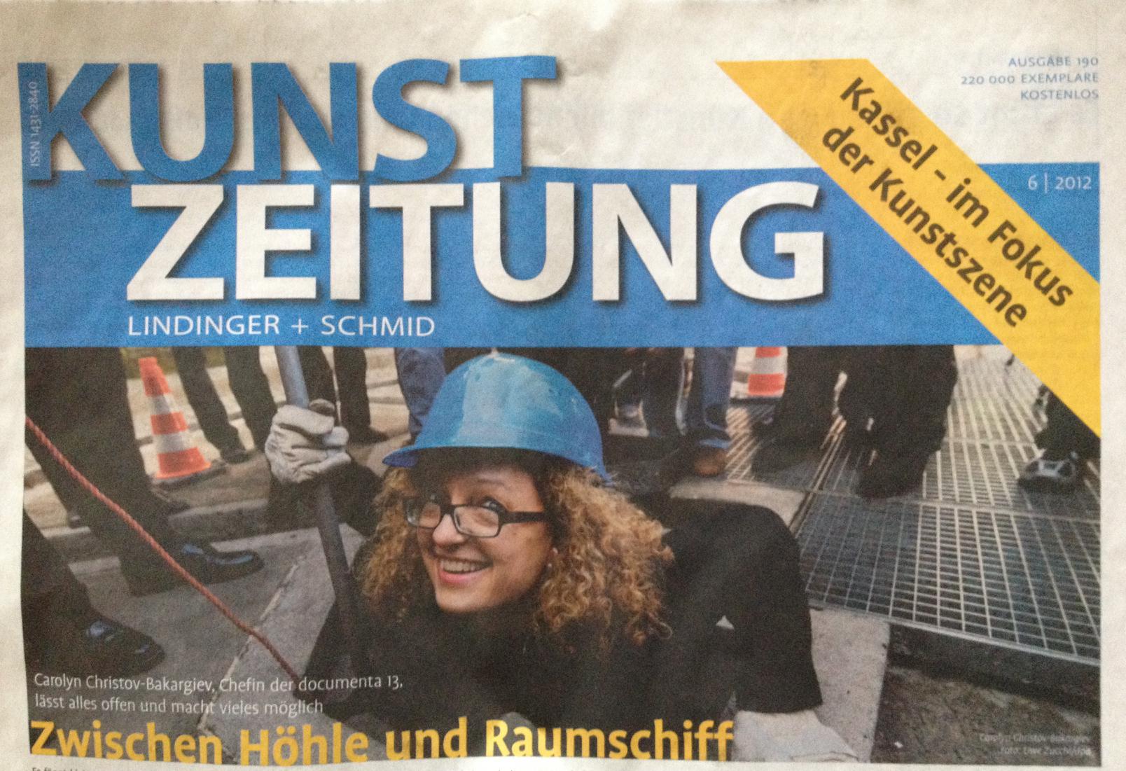 KUNSTZEITUNG, Bild: Nr. 190 (6/2012).