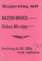 Happening mit Bazon Brock, Schulstunde mit Gabor Altorjay/Ungarn