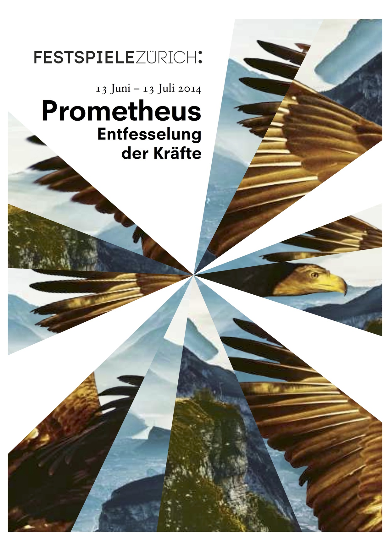 Festspiele Zürich: Prometheus. Entfesselung der Kräfte, Bild: 13.06.-13.07.2014.