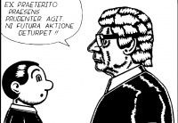 Ex praeterito praesens prudenter agit, ni futura aktione deturpet !! Höre: Deine Veränderungsangst wirst du nur überwinden, wenn du die Vergangenheit als eine ehemalige Zukunft vergegenwärtigst - und wenn du das, was vor dir liegt, ob du es fürchtest oder ersehnst), als eine zukünftige Vergangenheit zu betrachten lernst. Gedächtnis, Intelligenz, Vorausschau:  Bazon Brock, Lehrer des Volkes
