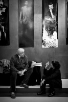 Bazon Brock und Susanna Kraus