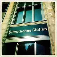 Öffentliches Glühen