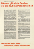 Bitte um glückliche Bomben auf die deutsche Pissoirlandschaft