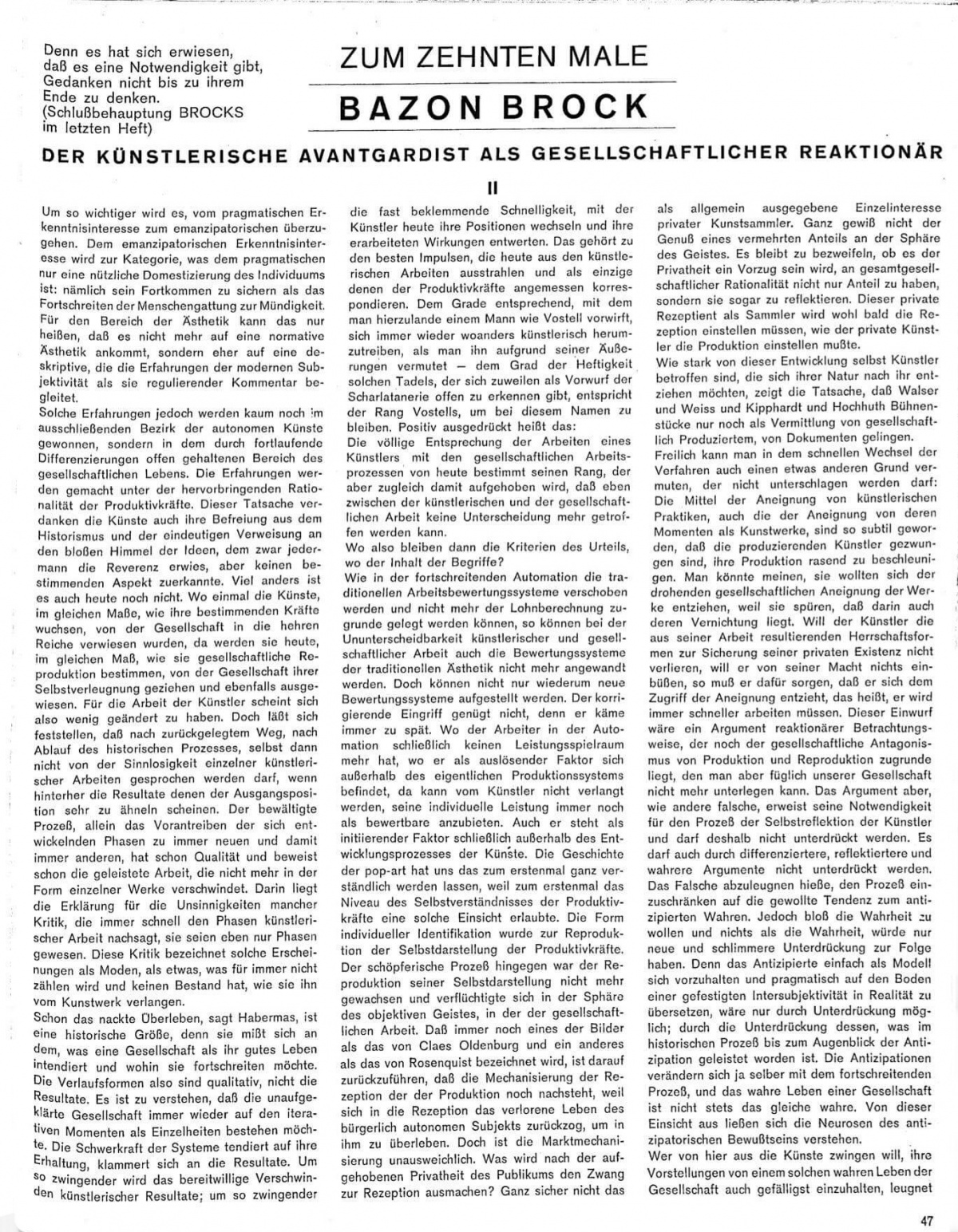 Film Zeitschrift 1/66 Text S.47