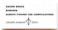 Erster Versuch, sich festzulegen. Visitenkarte bei Eröffnung der Galerie Dumont Köln, 1959