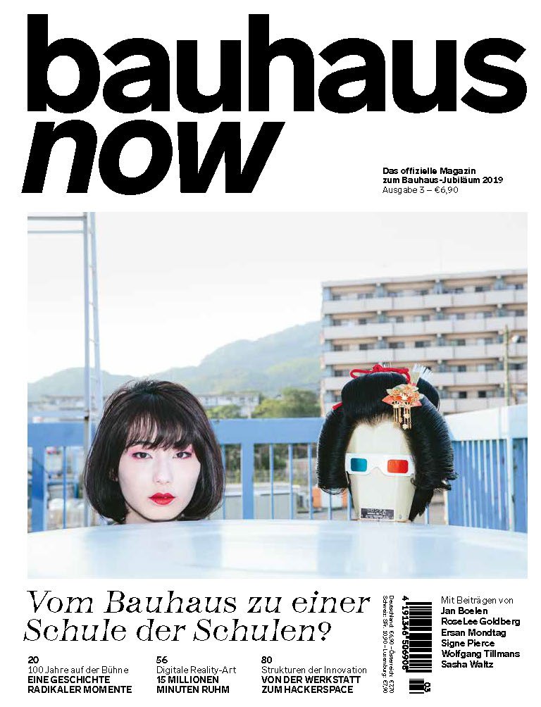 Bauhaus now, Bild: Das offizielle Magazin zum Bauhaus-Jubiläum 2019. November 2018..