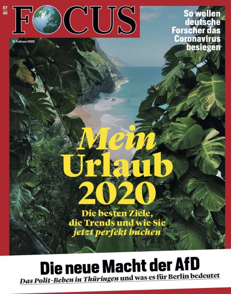 Focus Magazin 07/2020, Bild: 08.02.2020.