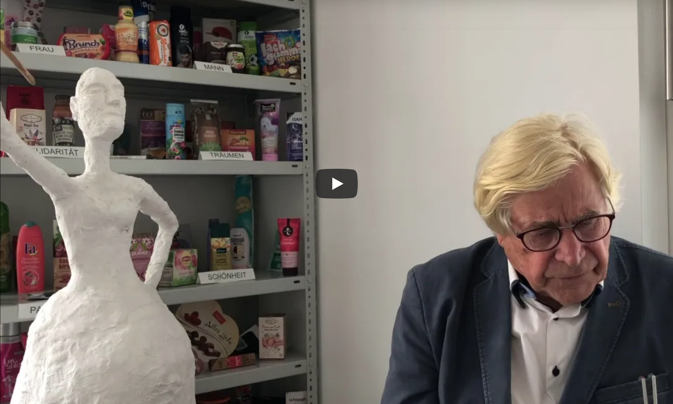 Bazon Brock über Stephanie Senge und die Konsumbibliothek