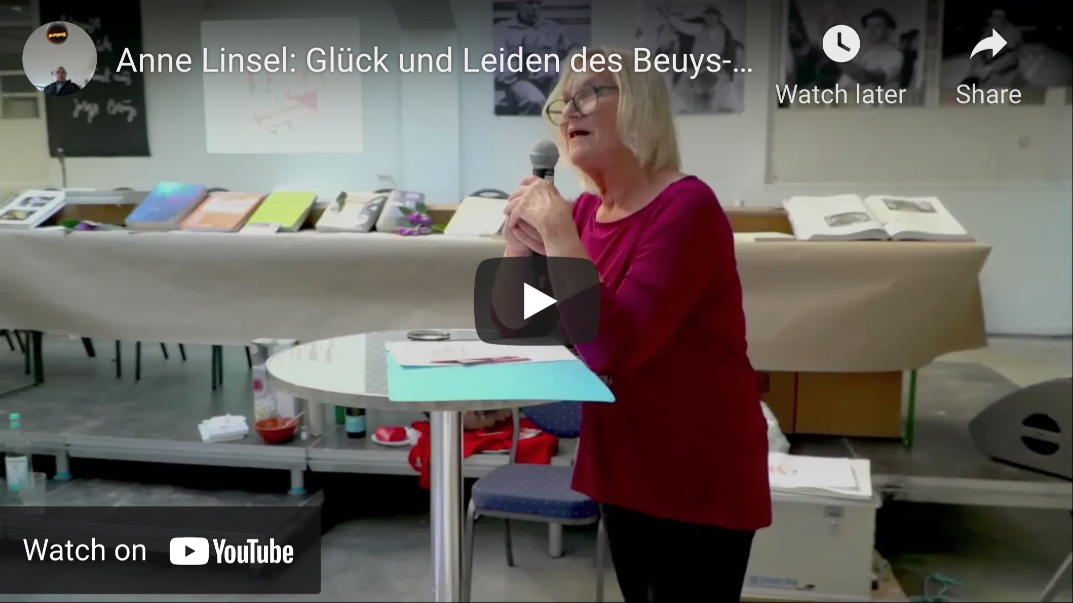 Anne Linsel: Glück und Leiden des Beuys-Publikums // Peter Heeren: Kosmische Symphonie