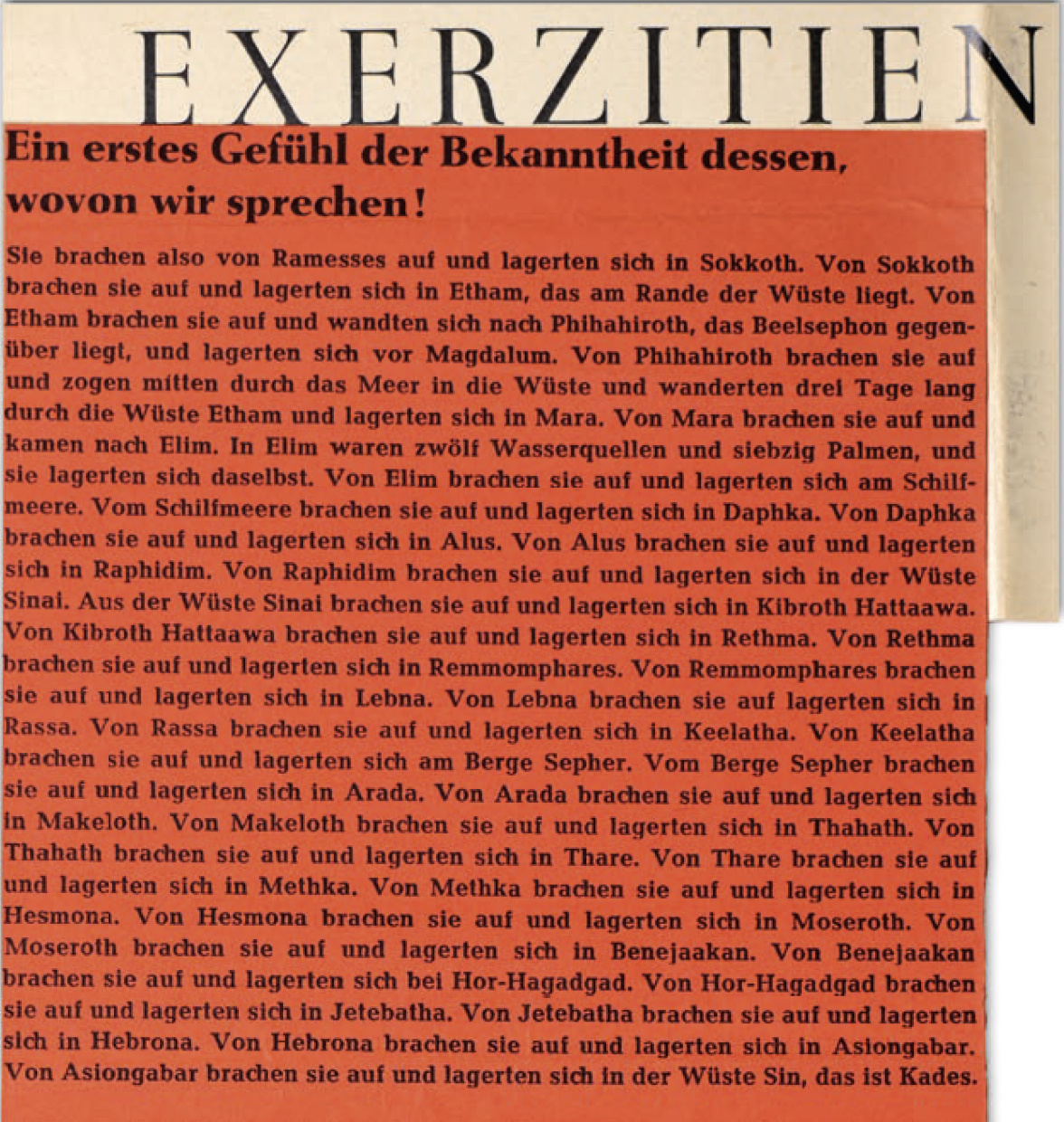 Die große Hamburger Linie. Leporello zum Plakat mit Texten von Bazon Brock und Pierre Restany. Teil 1, Bild: Hamburg, 18.12.1959.